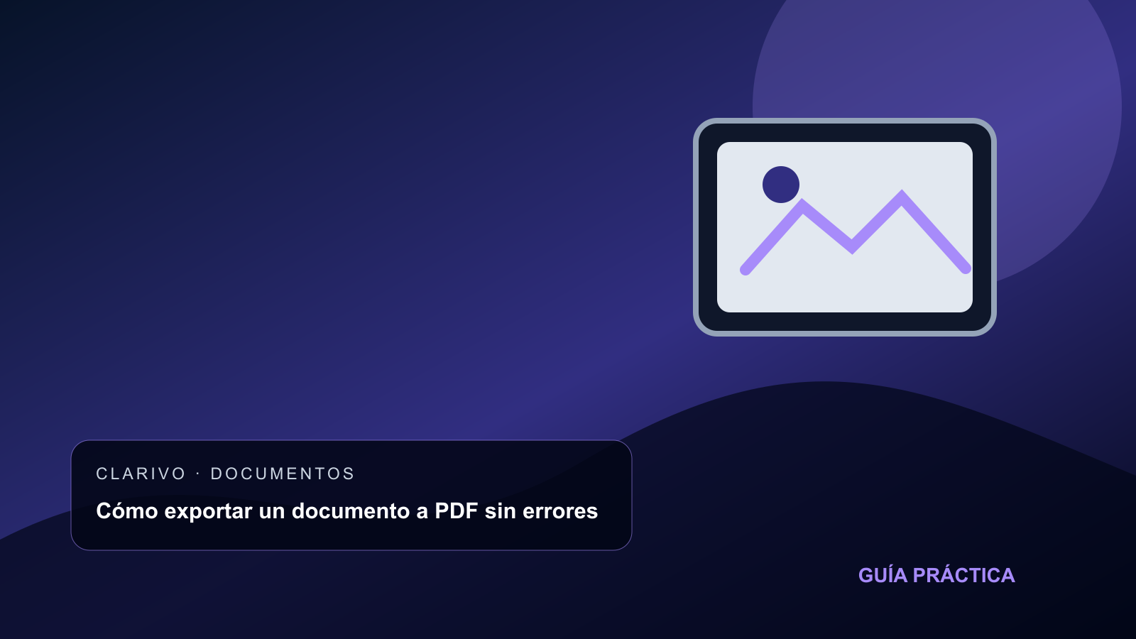 Cómo exportar un documento a PDF sin errores